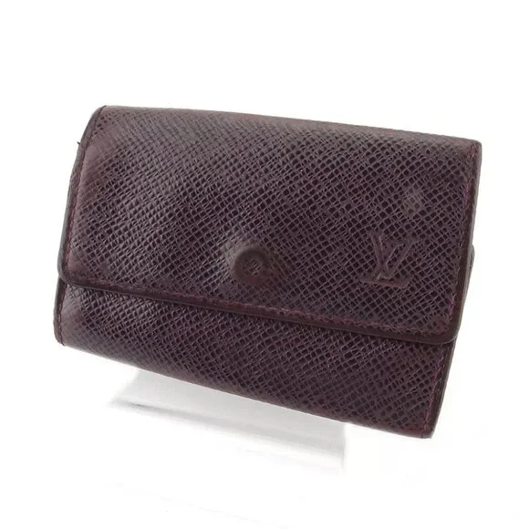 Louis Vuitton key holder taiga leather Authentic used F1613 - Picture 1 of 7